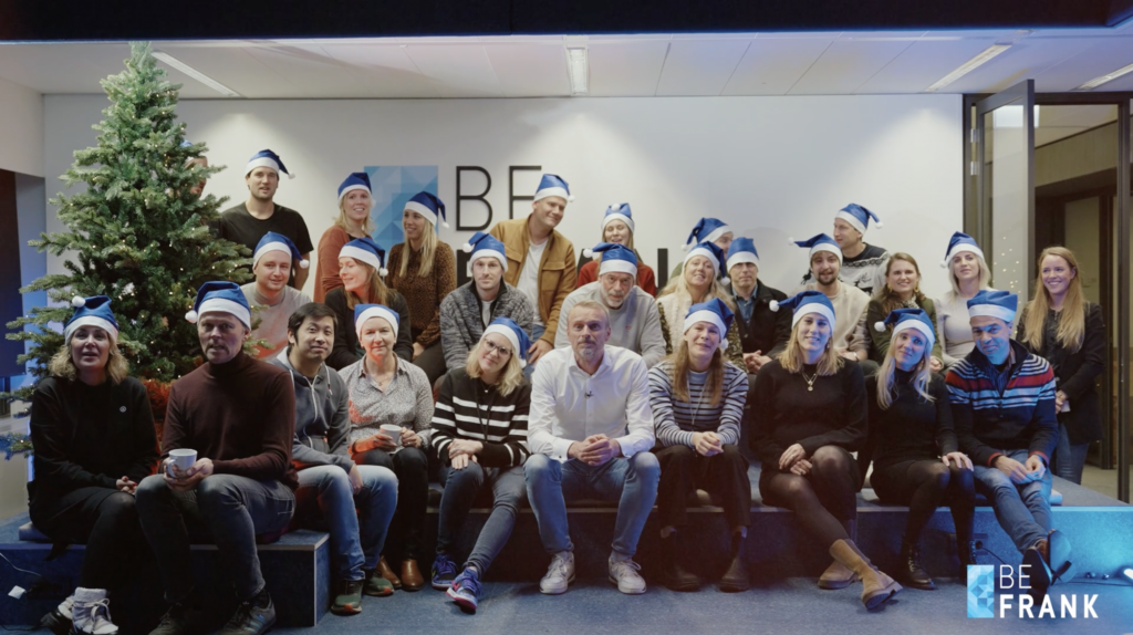 Fijne feestdagen namens BeFrank! - BeFrank